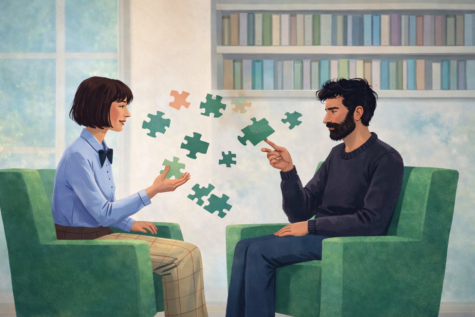 Illustrazione di un percorso terapeutico costruito insieme